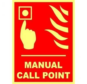 Manual Call Point Signage, Size: 12x6 inch