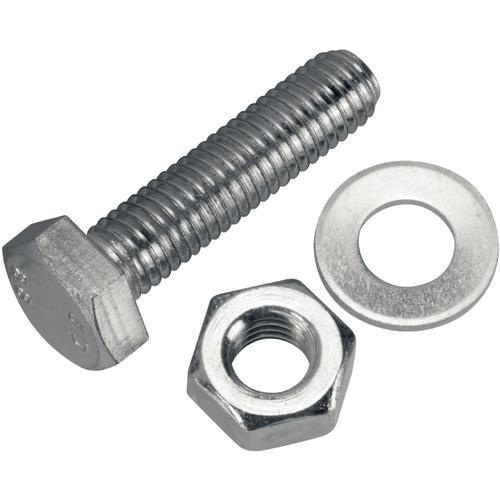 Nut Bolt With Double Washer SS M5