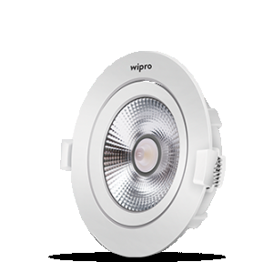 Wipro COB Downlight 9W Warm White, Model-110927