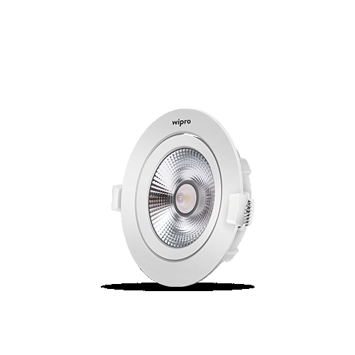 Wipro COB Downlight 9W Warm White, Model-110927