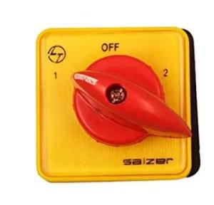 L&T S6-61026-B-13 Fiber Auto Manual Selector Switch (5x5x6 cm, Yellow)