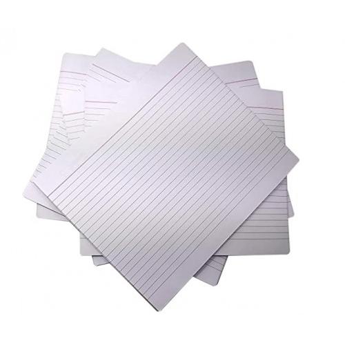 Two Line Ruled Sheet Horizontal Shape, Pack of 20 sheets