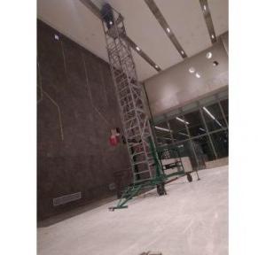 Hydraulic Ladder Thickness 3.14 mm, Gauge 10, Without Jack (Heavy Duty) Aluminum 27 Ft