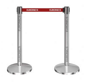 Euronics SS Queue Manager EQM1L (Height:1100mm,Dia Of Base: 350mm ,Weight 9.1 Kg)- Heavy Duty