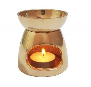 Pure Source India Oil Burner Diffuser, Brass Body