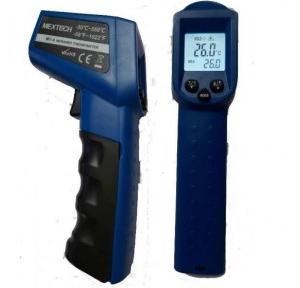 Mextech MT4 Infrared Thermometer, Accuracy - ( +-20C) <1000C,( +-20C) > 1000C, Display Size - 24 X 24 mm