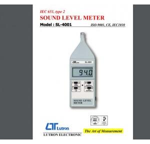 Lutron Sound Level Meter,  Sl 4010, Measurement Accuracy +/-0.5%