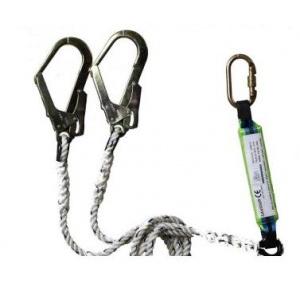 Saviour Safety Belt T-110, Double Polyamide Lanyard With Scaffold Hook & Shock Absorber, IS 3521:1999