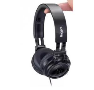 Fingers Superstar H6 Wired Headset With Mic and Powerful Bass Wired Headset, Black