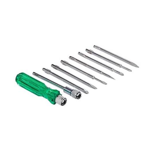 Visko Screw Driver Set with Tester Tools 111 (8 Blades Combination 9 Pcs)