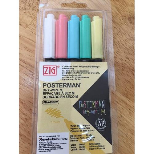 Posterman Dry-Wipe M (1.2mm) PMA-990/5V