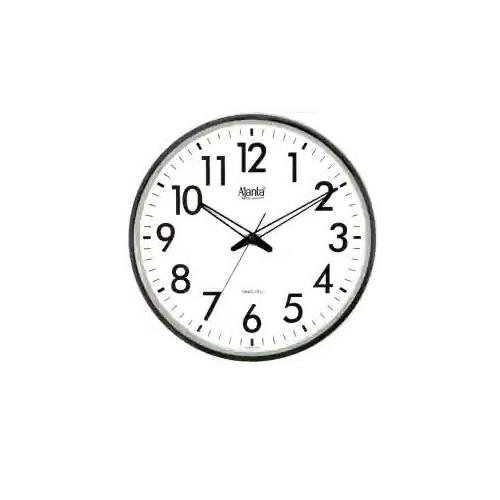 Ajanta Wall Clock White Backround, Dia-18 Inch, AQ-1477