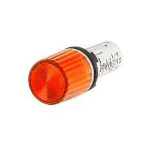 Panel Mount LED Indicator, 240V AC, Orange