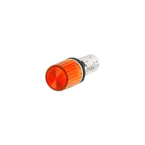 Panel Mount LED Indicator, 240V AC, Orange