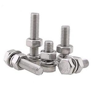 SS Nut Bolt With Double Washer 8X30mm