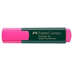 Faber Castell Pink Highlighter Textliner 48 Refill, Pack of 10 Pcs