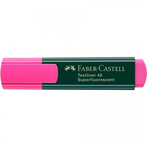 Faber Castell Pink Highlighter Textliner 48 Refill, Pack of 10 Pcs