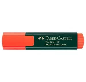 Faber Castell Orange Highlighter Textliner 48 Refill, Pack Of 10 Pcs