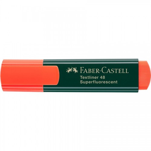 Faber Castell Orange Highlighter Textliner 48 Refill, Pack Of 10 Pcs