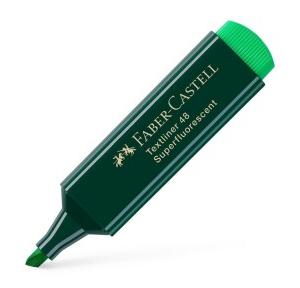 Faber Castell Green Highlighter Textliner 48 Refill, Pack Of 10 Pcs
