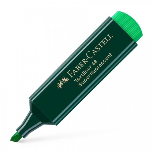 Faber Castell Green Highlighter Textliner 48 Refill, Pack Of 10 Pcs