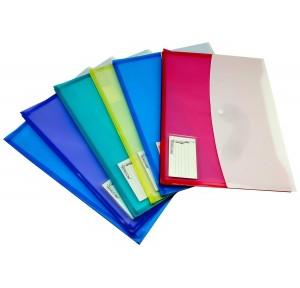 Worldone Button Folder Big, Blue, SKU DC-210F