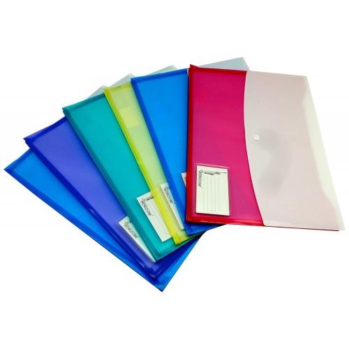 Worldone Button Folder Big Blue SKU DC-210F