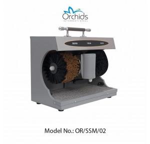 Orchids Shoe Shining Machine OR/SSM/02 SS Finish Material Wooden Body Dimension 280x370x210 MM