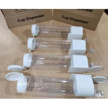 Paper Cup Dispenser, Capacity - 60 Cups, Height of Container - 38 cm