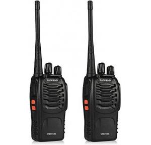 Walkie Talkie Two Way UHF High Power Intelligent FM Illumination Flashlight Range 2.5-5 km