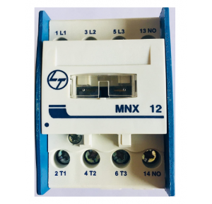 L&T MNX-12 1NO 12A 3 Pole Power Contactor, CS94108