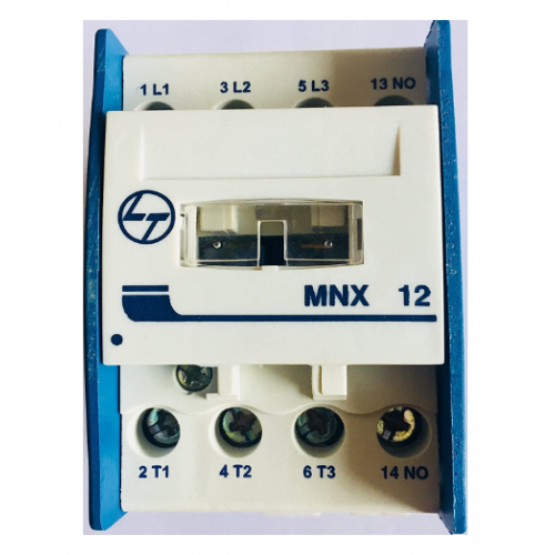L&T MNX-12 1NO 12A 3 Pole Power Contactor, CS94108