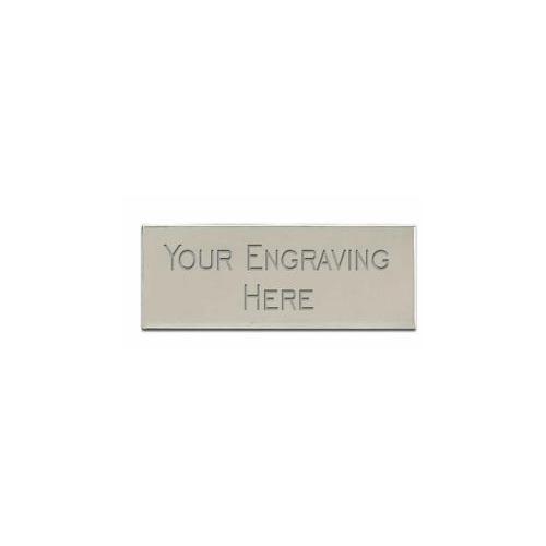 Aluminium Engraving Plate Thickness: 0.5 to 0.75mm, Length: 100mm, Breadth: 25 to 30mm