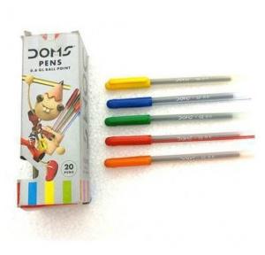 Doms Blue Pen Use & Throw (Pack of 20 Pcs)