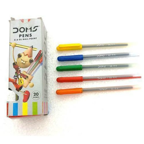Doms Blue Pen Use & Throw (Pack of 20 Pcs)