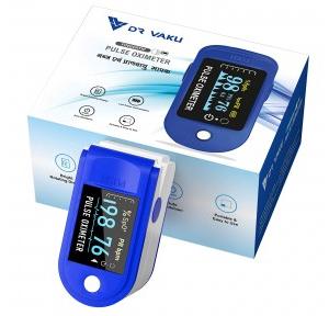 DR VAKU Pulse Oximeter Fingertip, Blood Oxygen Meter Finger Oximeter Finger With Pulse, O2 Monitor