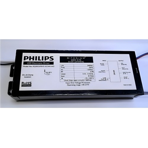 Philips LED Driver Xitanium 21W, 0.7A, 240V, X021C070V030FNP0BO