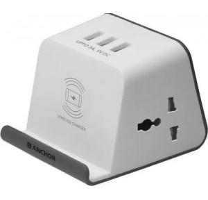 Anchor Smart 10A 1A Wireless Extension Socket 3A 3 USB Ports, 1.5Mtr, 22055