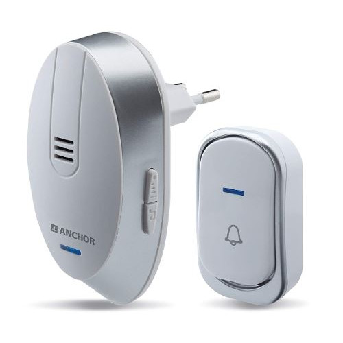Anchor by Panasonic Wireless Doorbell  45 Melodies Calling Bell 120 Meter Operating Range 22730