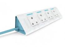 Anchor Extension Board Smart 6A Spike Guard Power Strip 4 Socket, 4 Switch, 4 Mtr Cable 22064