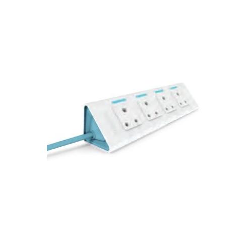 Anchor Extension Board Smart 6A Spike Guard Power Strip 4 Socket, 4 Switch, 4 Mtr Cable 22064