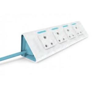 Anchor Smart 6A Spike Guard Power Strip 4 Socket, 4 Switch, 1.5 Mtr, 22062