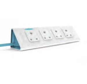 Anchor Smart 6A Spike Guard Power Strip 4 Socket, 1 Switch, 4 Mtr, 22063