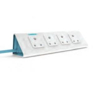 Anchor Smart 6A Spike Guard Power Strip 4 Socket, 1 Switch, 1.5 Mtr, 22061