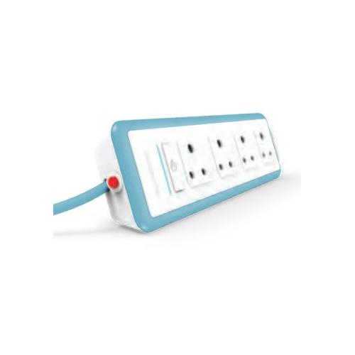 Anchor Smart 6A Spike Guard 4 Socket, 1 Switch, 1.5 Mtr, 22065