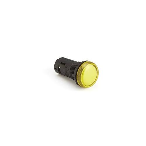 L&T Esbee Indication Round Lamp 240VAC Yellow