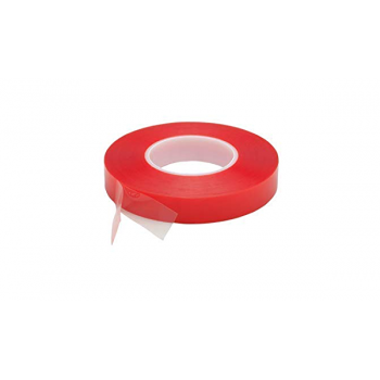 Double Sided Red Polyester Tape, 1inch x 33 mtr