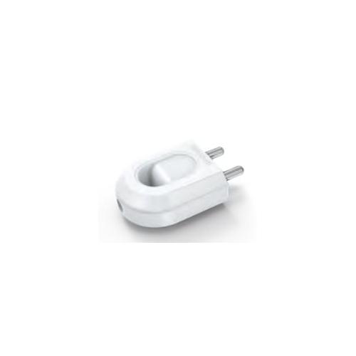 Anchor Smart 6A 2 Pin White Plug Top, 3043