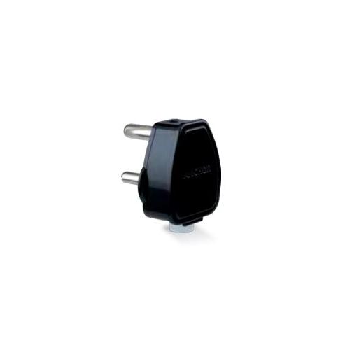 Anchor Smart 6A 3 Pin Plug Top, Glossy Black, 38626BL