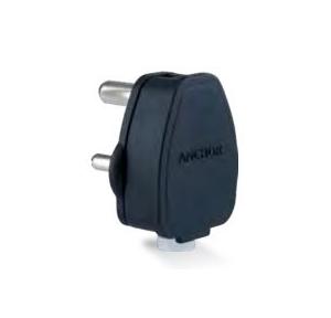 Anchor Smart 6A 3 Pin Plug Top, Matte Black, 38626MB